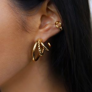 Missoma 18kt Gold Plated Hoops